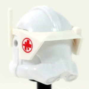 Printed P2 Visor (Medic Symbol) - Clone Army Customs