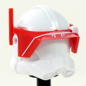 Printed P2 Visor (Red with White print) - Clone Army Customs