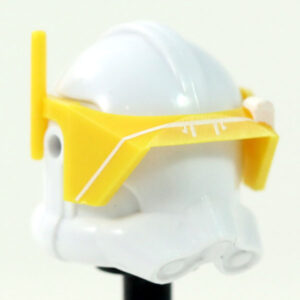 Printed P2 Visor (Yellow with White print) - Clone Army Customs