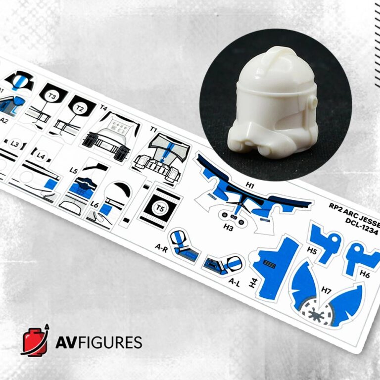 ARC Jesse (RP2) – AV Decal Pack – Blue Harvest Bricks