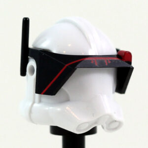 Printed P2 Visor (Black with Red print) - Clone Army Customs