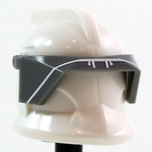 Printed P1 Visor (Grey with White print) - Clone Army Customs