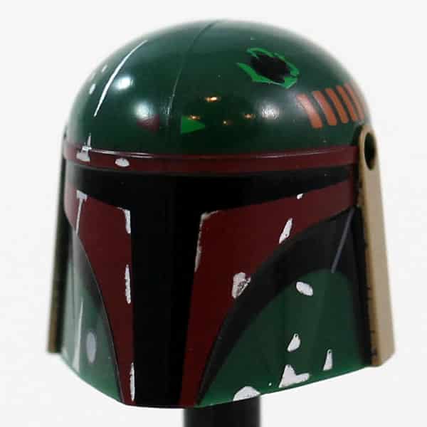 Boba Fett (Damaged Dark Green) Helmet - CAC