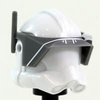Printed P2 Visor (Grey with White print) - Clone Army Customs